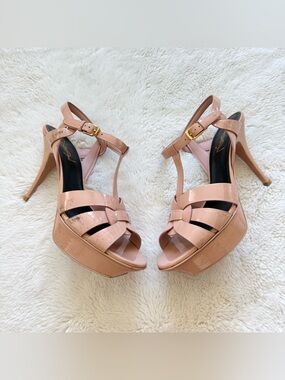Yves Saint Laurent tribute nude sandals size 38EU
